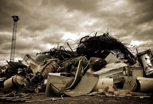 Recycling process for construction waste in Ealing